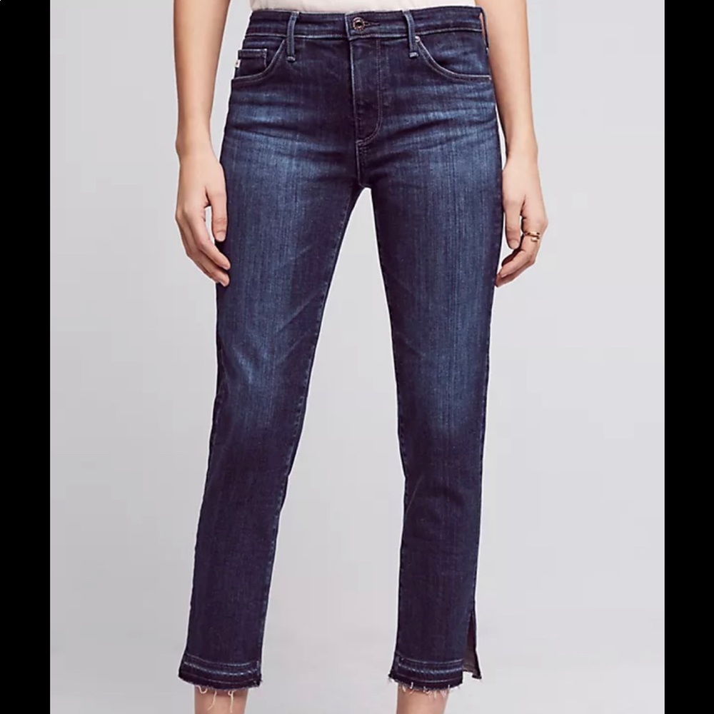 AG Adriano Goldschmied Mid-Rise Stevie Crop Jean